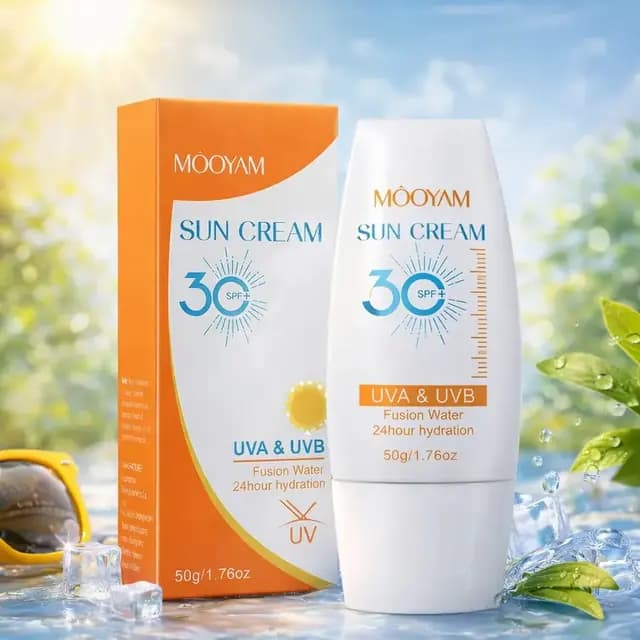 SPF 30 Sun Cream with UVA & UVB Protection – Hydrating Sunscreen