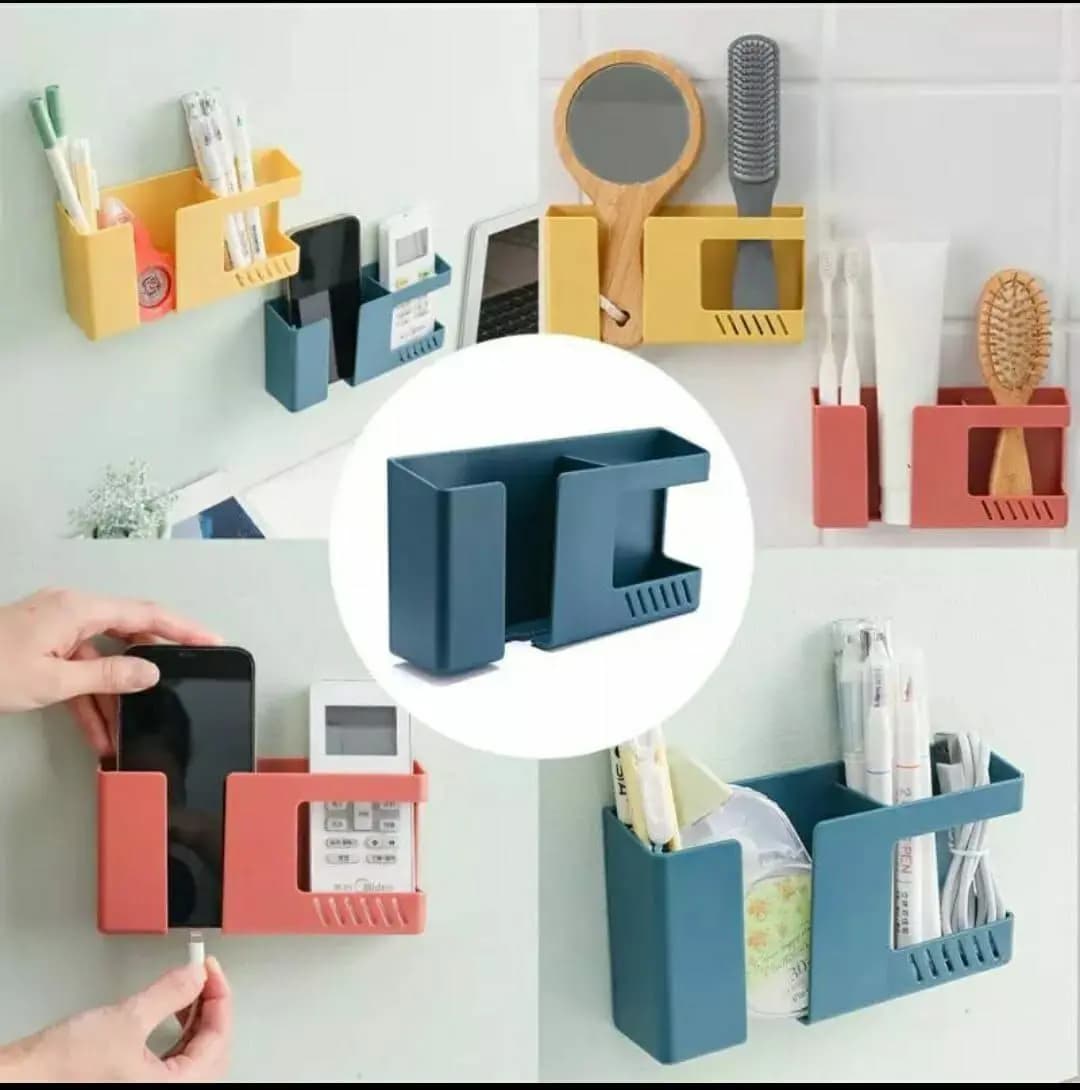 Double Mobile Charging Stand Set 2-in-1 – Wall Mounted Phone Holder