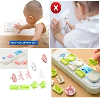 (4 Pack | 40 Pcs) Socket Safety Protector – Childproof Electrical Outlet Safety Cover